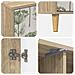 Mobile TV GOTHA 102 x 33 x 50 cm Sonoma Legno ingegnerizzato - Foto miniatura 6