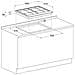 Piano Cottura PCN 640 T (AV) R / HA a Gas 4 Fuochi Gas Colore Avena - Foto miniatura 3