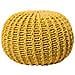 Pouf Poggiapiedi In Tessuto Giallo 50 X 35 Cm Conrad Ii - Foto miniatura 28