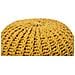 Pouf Poggiapiedi In Tessuto Giallo 50 X 35 Cm Conrad Ii - Foto miniatura 23