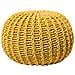 Pouf Poggiapiedi In Tessuto Giallo 50 X 35 Cm Conrad Ii - Foto miniatura 26