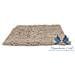 Tappeto Bagno Retro Gommato Antiscivolo Lavorazione Shaggy Modello Passatello 50x80 Beige - Foto miniatura 5
