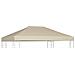 Copertura Superiore Per Gazebo 310 G / m² 4x3m Marrone - Foto miniatura 1