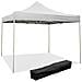 Gazebo Richiudibile 3x3 M Pieghevole Telo Bianco In Pvc 100% Impermeabile 9006 - Foto miniatura 1