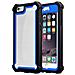Cadorabo Custodia Compatibile Con Apple Iphone 6 Plus / Iphone 6s Plus In Blu Nero - Coperchio Protettivo 2 In 1 Con Bordo In Silicone Tpu E Retro In Vetro Acrilico - Foto miniatura 1