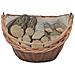 Cesta Legna Da Ardere Con Manico 60x44x55 Cm Naturale In Salice - Foto miniatura 2