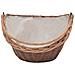 Cesta Legna Da Ardere Con Manico 60x44x55 Cm Naturale In Salice - Foto miniatura 3