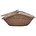 Cesta Legna Da Ardere Con Manico 60x44x55 Cm Naturale In Salice - Foto miniatura 5