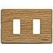 Placca 2 Posti X Scatola 503 Rovere Magic - 503/2/lrv - Foto miniatura 1