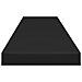 Scaffali A Parete 4 Pz Neri 120x23,5x3,8 Cm In Mdf - Foto miniatura 6