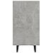 Credenza Grigio Cemento 103,5x35x70 cm in Legno Multistrato - Foto miniatura 2