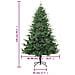 Albero Di Natale Artificiale Verde 150cm Pvc E Pe - Foto miniatura 3