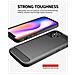 Custodia Compatibile Con Apple Iphone 12 / Iphone 12 Pro In Brushed Nero - Coperchio Protettivo In Silicone Tpu Flessibile In Look Acciaio Inossidabile-fibra Di Carbonio - Foto miniatura 4