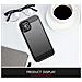 Custodia Compatibile Con Apple Iphone 12 / Iphone 12 Pro In Brushed Nero - Coperchio Protettivo In Silicone Tpu Flessibile In Look Acciaio Inossidabile-fibra Di Carbonio - Foto miniatura 7