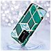Custodia Compatibile Con Huawei P40 In Marmo Oro Bianco Verde Scuro No. 6 - Coperchio Protettivo In Silicone Tpu Con Motivo A Mosaico - Foto miniatura 4