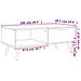 Tavolino Salotto Rovere Fumo 100x49,5x43 cm Legno Multistrato - Foto miniatura 6