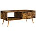 Tavolino Salotto Rovere Fumo 100x49,5x43 cm Legno Multistrato - Foto miniatura 1