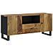 Mobile Tv 105x33,5x46cm Legno Massello Mango Legno Multistrato - Foto miniatura 10