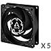 P8 Case per computer Ventilatore 8 cm Nero - Foto miniatura 2