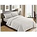 Completo Lenzuola Letto Camera In 100% Cotone Made Italy Vari Disegni Rp 2 Piazze Stefy Beige - Foto miniatura 1