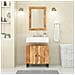 Mobile Lavabo 62x33x58 Cm Legno Massello Acacia E Multistrato - Foto miniatura 1