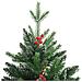 Albero Natale Artificiale Incernierato Con Bacche Rosse 210 Cm - Foto miniatura 4