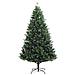 Albero Natale Artificiale Incernierato Con Bacche Rosse 210 Cm - Foto miniatura 9