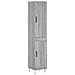 Credenza Grigio Sonoma 34,5x34x180 Cm In Legno Multistrato - Foto miniatura 2