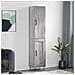 Credenza Grigio Sonoma 34,5x34x180 Cm In Legno Multistrato - Foto miniatura 1