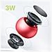 Mini-altoparlante Wireless Bluetooth Autonomia 3 Ore Ultra-compatto, Rosso - Foto miniatura 4