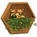 Fioriere Da Parete 2 Pz Ruggine In Acciaio Corten 46x10x40 Cm - Foto miniatura 2