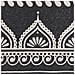 Set Di 2 Cuscini Atabagi Cotone 45 X 45 Cm Nero Trama Orientale - Foto miniatura 6