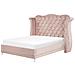Letto Velluto Rosa 180 X 200 Cm Ayette - Foto miniatura 6