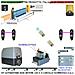 Kit Automazione Cancello Scorrevole 6 Q.li Motore 220 V 5 Mt Cremagliere 2 Telecomandi 2 Fotocellule Faro Antenna Sele - Foto miniatura 1