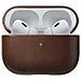 Cover Per Airpods Pro 2 Modern Leather Robusta Con Fori Da Aggangio, Marrone - Foto miniatura 3