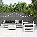 Set Salotto da Giardino 6 pz Bianco in Legno Massello di Pino - Foto miniatura 4