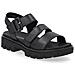 Black Casual Open Sandals Sandali Pelle Scarpe Donna Nero Eu 37, D7957-00 - Foto miniatura 1