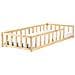 Letto Per Bambini Legno Di Pino Meymac 90 X 200 Cm Marrone Chiaro - Foto miniatura 2