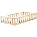 Letto Per Bambini Legno Di Pino Meymac 90 X 200 Cm Marrone Chiaro - Foto miniatura 4