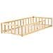 Letto Per Bambini Legno Di Pino Meymac 90 X 200 Cm Marrone Chiaro - Foto miniatura 6