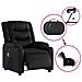 Poltrona Massaggiante Reclinabile Elettrica Nera in Similpelle - Foto miniatura 6