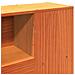 Letto Libreria senza Materasso Marrone Cera 140x200 cm in Pino - Foto miniatura 9