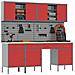 Set di Attrezzi in Acciaio Rosso da 10 Pezzi - Foto miniatura 3