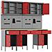 Set di Attrezzi in Acciaio Rosso da 10 Pezzi - Foto miniatura 5