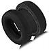 Cuscinetti Auricolari Di Ricambio In Rete Per Cuffie Qcy H3/h3 Lite E Tozo Ht2 (2 Pezzi) Blackash - Foto miniatura 2
