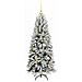 Albero di Natale artificiale con 150 LED Bianco 120 cm - Foto miniatura 4