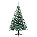 Albero di Natale artificiale Verde 150 cm PVC e Acciaio - Foto miniatura 4