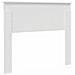 Testiera con testiera Bianco 100 cm Legno multistrato - Foto miniatura 6