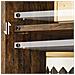 Mobiletto da bagno rustico con ripiani regolabili BBK143X01V1 - Foto miniatura 7