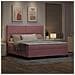 Letto a molle con materasso con led Rosa 180 x 200 cm Velluto - Foto miniatura 5
